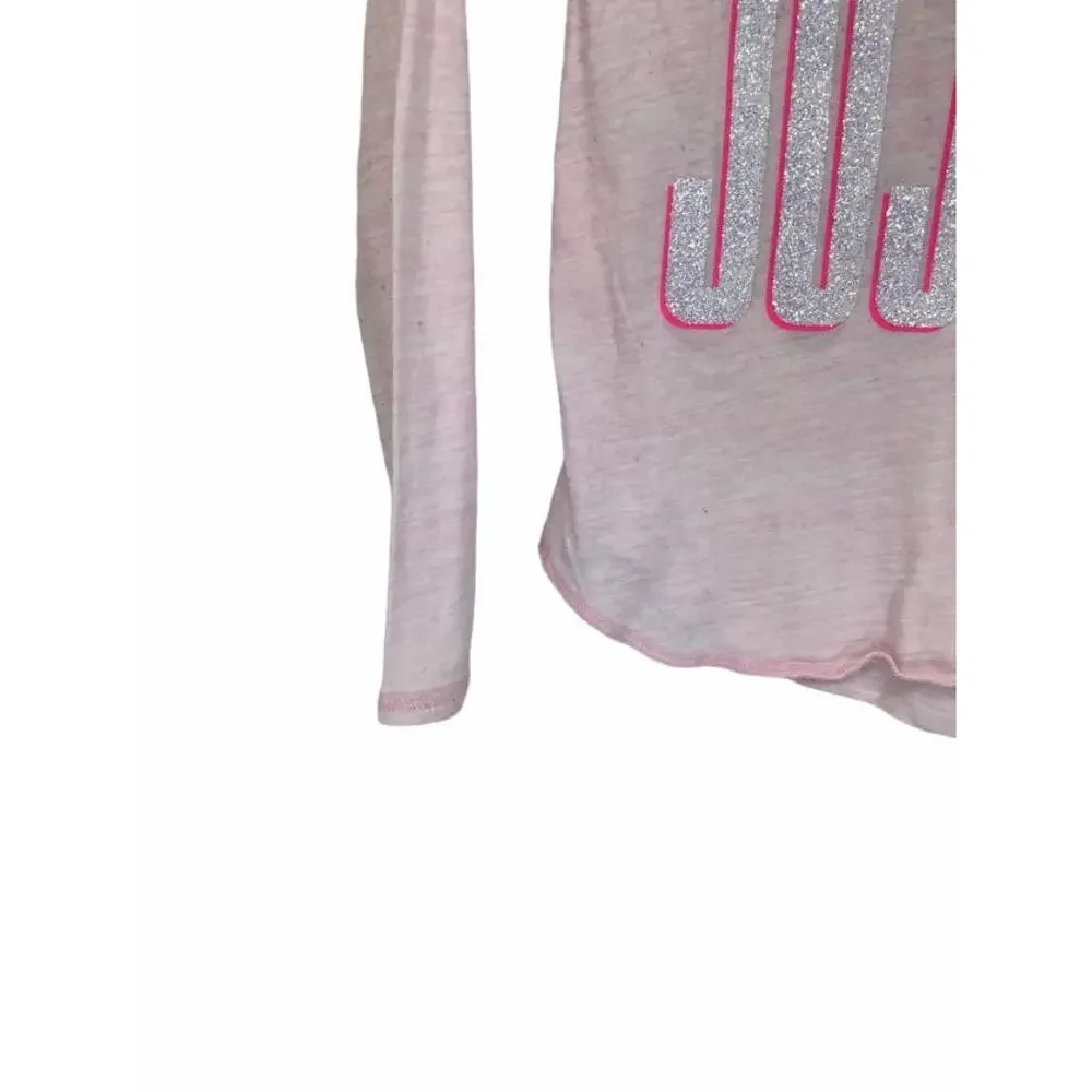 Justice Active Baseball Glitter Graphic T-Shirt 8